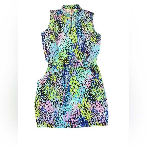 IBKUL Women's UPF 50+ Icefil Cooling Sleeveless Drawstring Camille Dress Size M - Picture 3 of 8